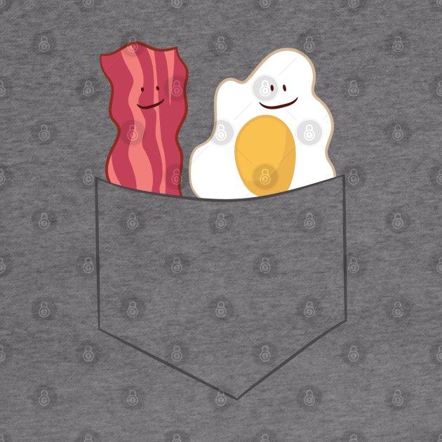 Funny Egg And Bacon Breakfast Bacon And Eggs Bacon Hoodie TeePublic